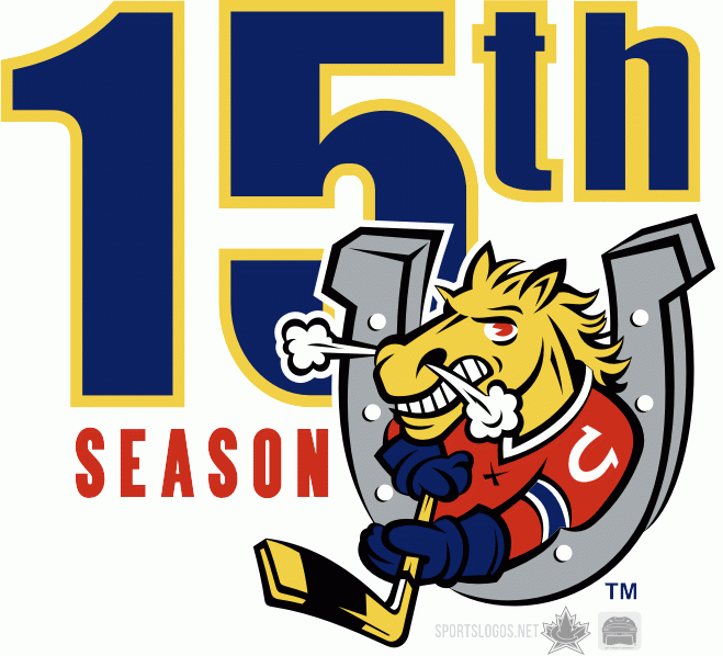 Barrie Colts 2010 anniversary logo iron on transfers for T-shirts